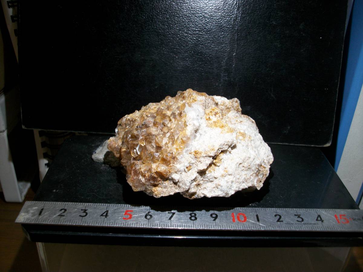 国産鉱物 長野県 川上村 煙水晶 クラスター スモーキークォーツ ブラウンカラー リッチな標本 ハイグレード 定型外発送の画像2