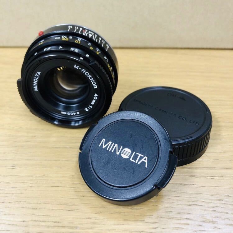 定番 M-ROKKOR MINOLTA 40mm NN4814 単焦点レンズ ミノルタ F2