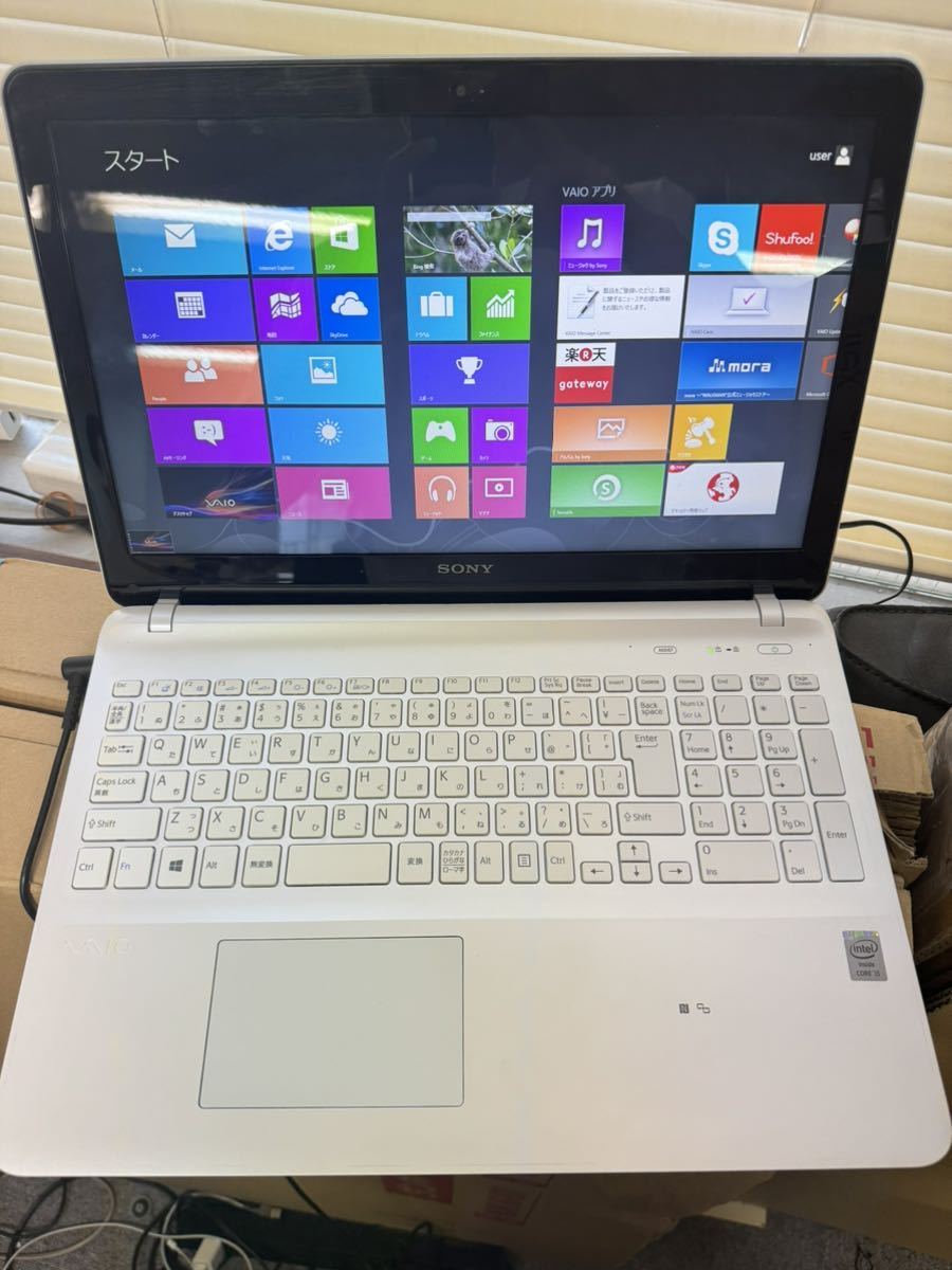 ジャンク SONY ソニー VAIO Fit SVF153B1GN core i5 4200U/8GB/1TB/BD