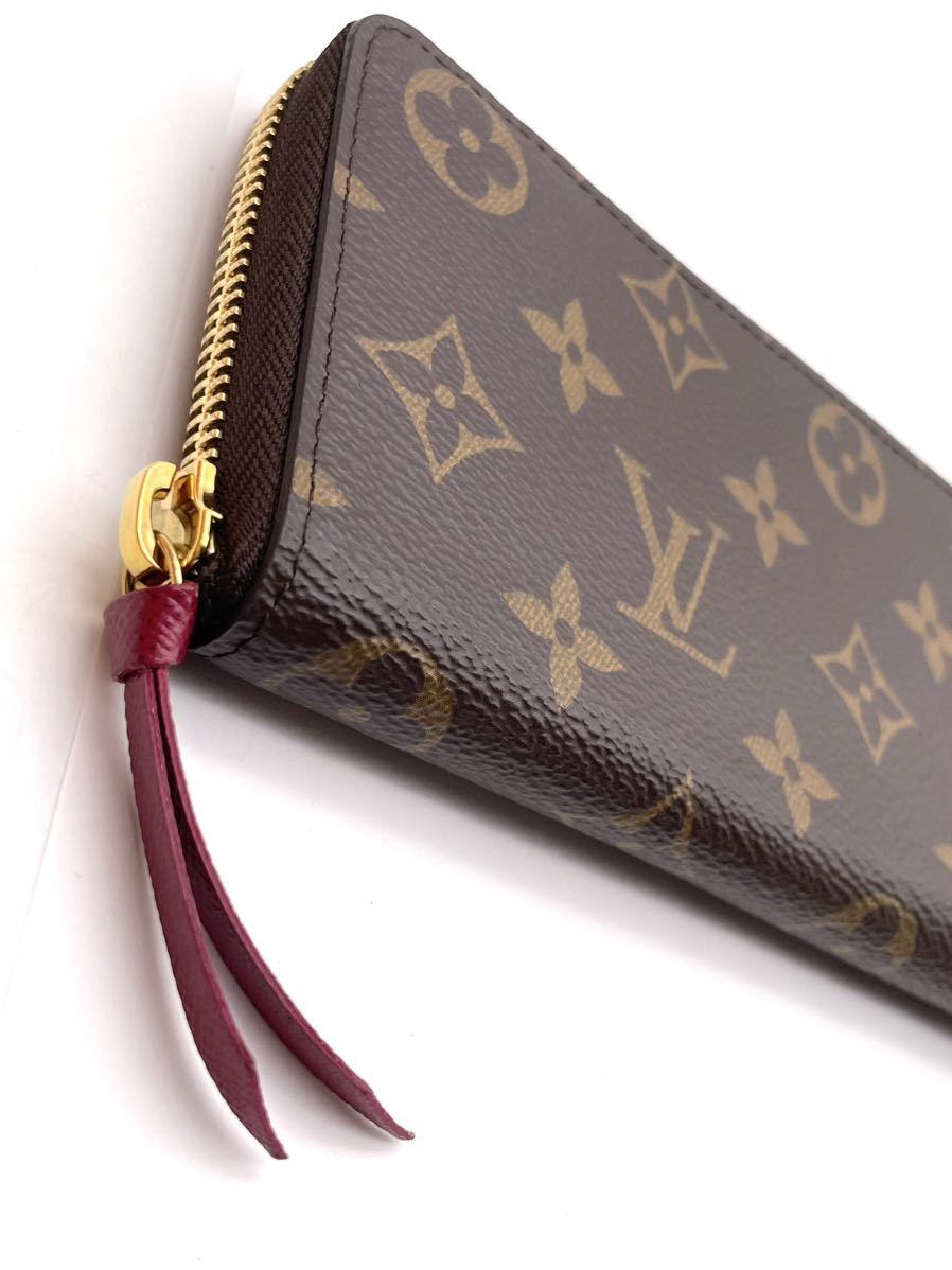 ルイヴィトン LOUIS VUITTON ポルトフォイユ クレマンス フューシャ　長財布 _画像4