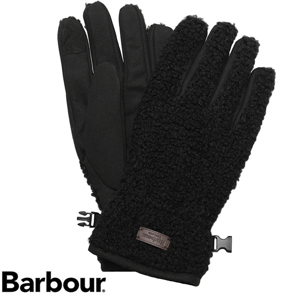 バブアー Barbour グローブ 手袋 メンズ スマホ対応 サイズM MGL0116 BK11 新品