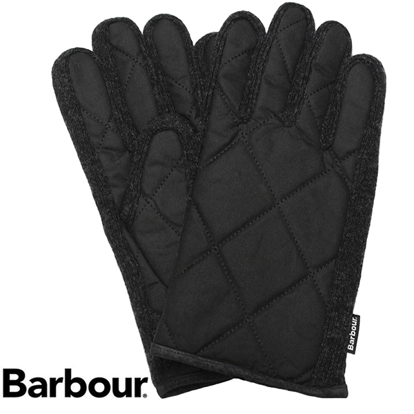 バブアー Barbour グローブ 手袋 メンズ キルティング サイズM MGL0129 BK11 新品