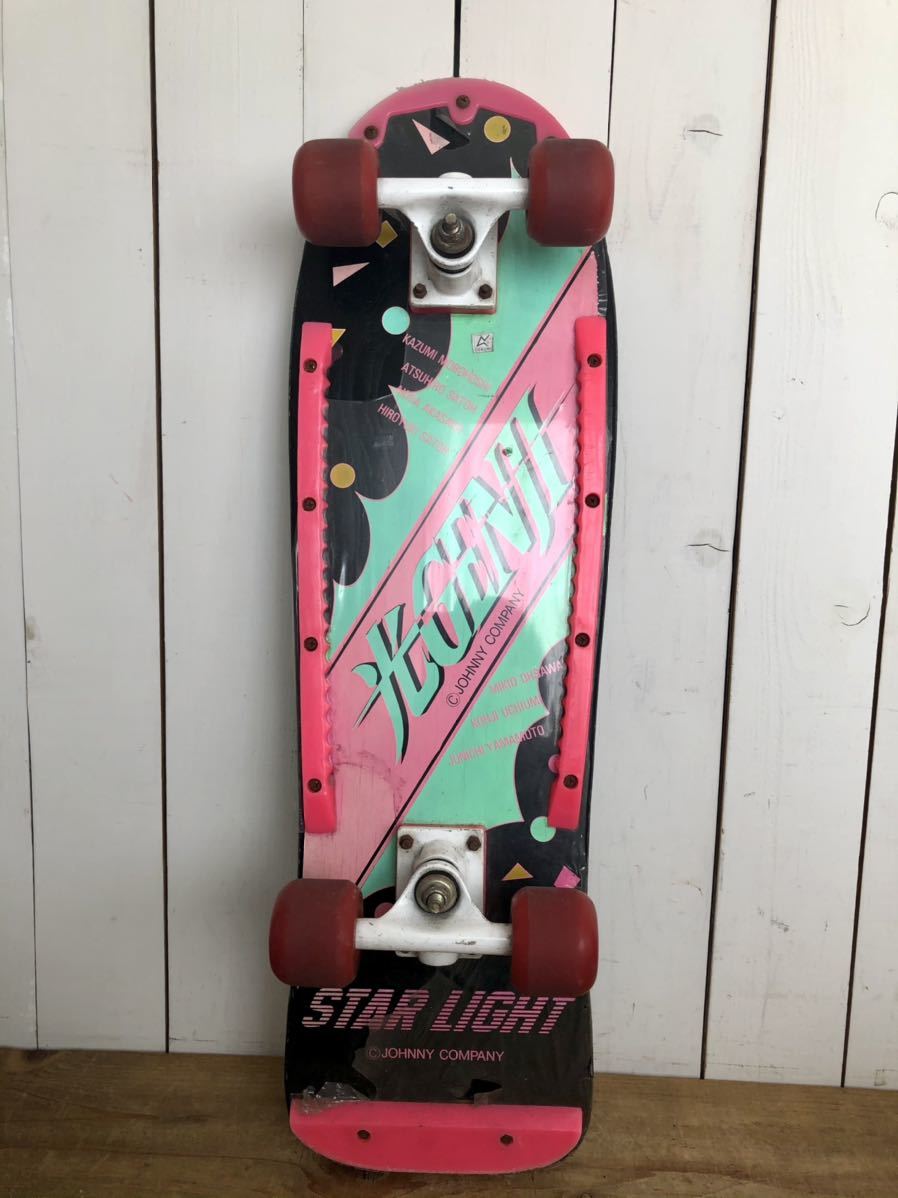 * rare? rare? light GENJI skateboard Skateboard skateboard junk scratch dirt great number equipped light genji idol goods Johnny's 