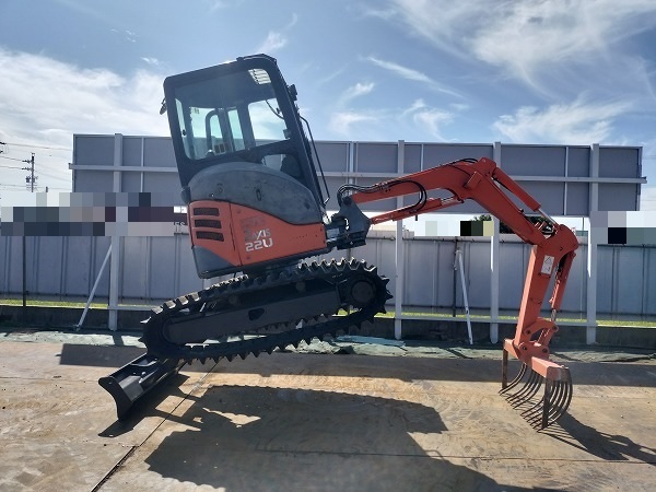 日立 ZX22U-2 油圧ショベル 倍速 キャビン 湿地キャタ 幅広 レンコン ユンボ HITACHI 中古 ZAXIS_画像1