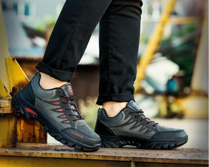 [ outdoor optimum ] trekking climbing shoes sneakers men's shoes . slide camp Brown 24cm~27.5cm new goods 