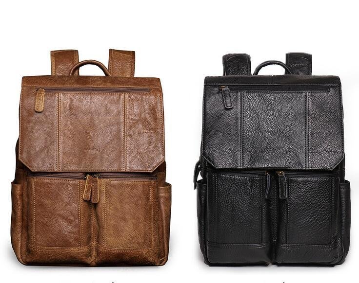  мощный  рекомендация   новый товар   натуральная кожа   рюкзак   мужской   кожа   рюкзак    ретро   рюкзак  ...  повседневный ... для   на улице    черный 