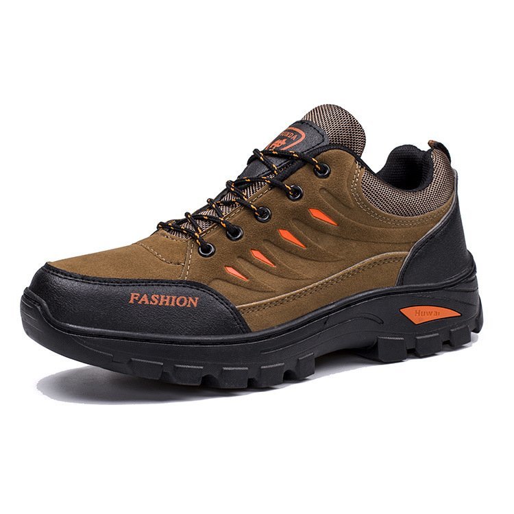 [ outdoor optimum ] trekking climbing shoes sneakers men's shoes . slide camp Brown 24cm~27.5cm new goods 