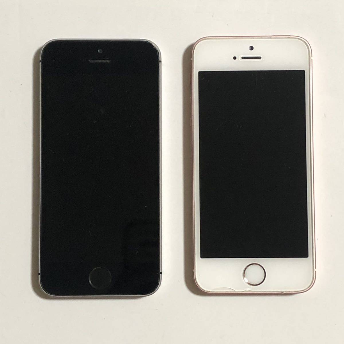 SIMフリー iPhone SE 16GB ×2台 83% 第一世代 スペースグレー ローズゴールド iPhoneSE アイフォン Apple アップル スマホ 送料無料