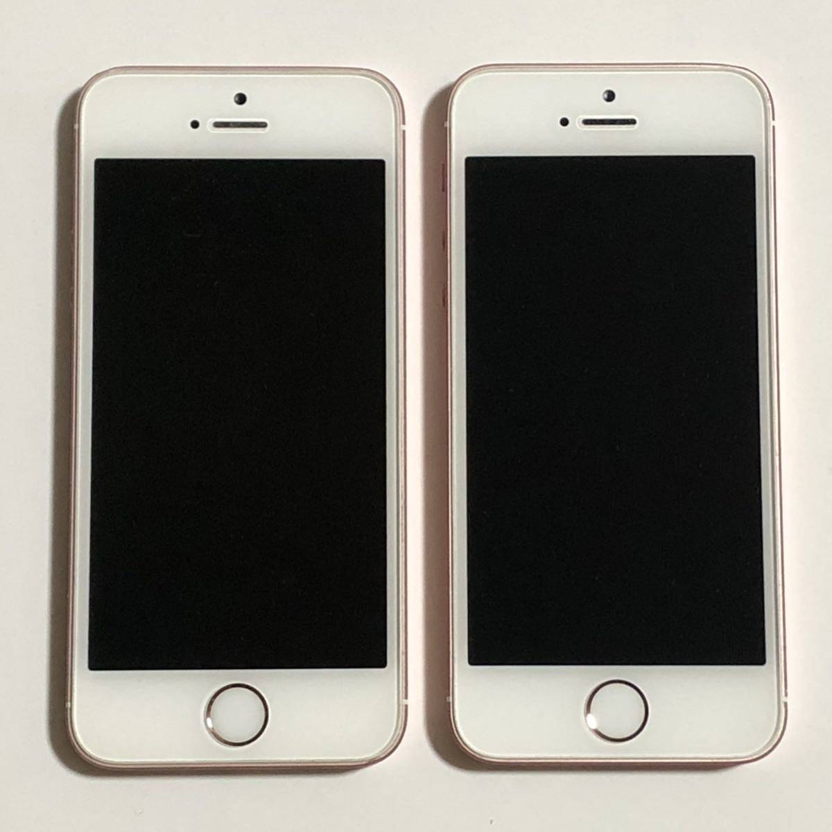 SIMフリー iPhone SE 32GB ×2台 100% 95% 第一世代 ローズ SIMフリー iPhone SE 32GB ×2台 100% 95% 第一世代 ローズ