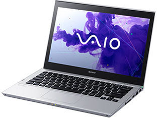 中古 SONY VAIO SVT13119FJS 13.3インチ Core i5 3337U SSD容量500GB+SSD約32GB メモリ4GB Windows 10 Office Webカメラ