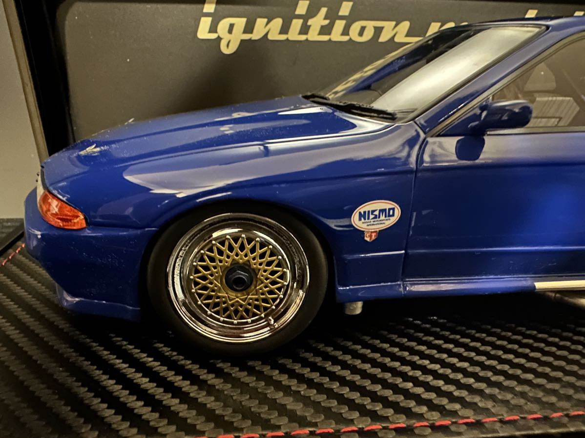 [カスタム品] 1/18 Nissan Skyline GT-R R32 Gr.A CALSONIC BLUE イグニッションモデル ignition model スカイライン カルソニック BNR32_画像3