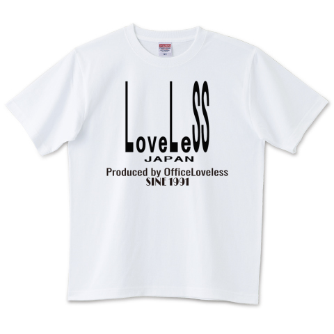  定番の人気商品 Ls (Loveless) LoveLeSS T-SH.COLOR WHT.COLOR XS～3XL ≪即決商品≫