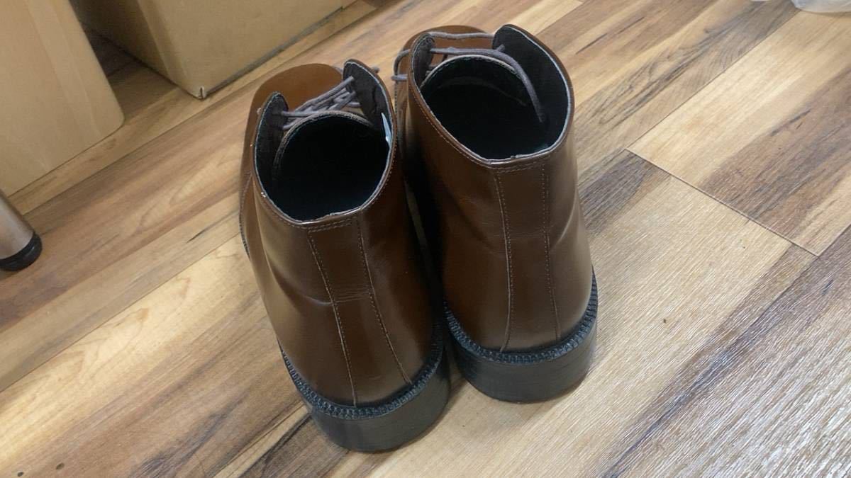 靴 シューズ ハイカット 茶 ブラウン 25.5cm_画像5
