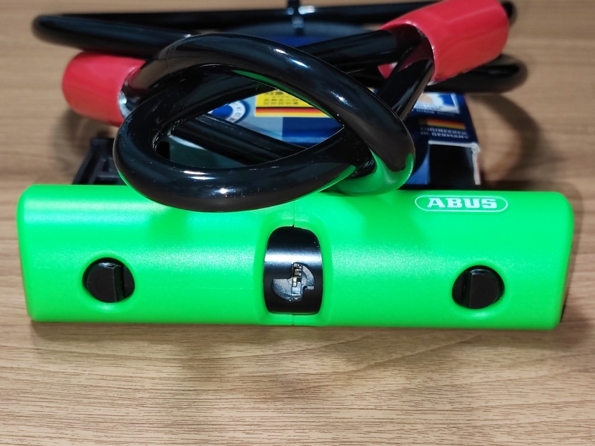 ABUS アブス 自転車 鍵 ロック ロードバイク鍵 U字ロック ウルトラミニ410 ワイヤーケーブル ultra mini410_画像3