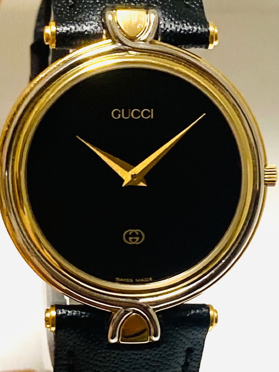 美品！　GUCCI グッチ　電池&ベルト新品　ユニセックスサイズ　男女兼用