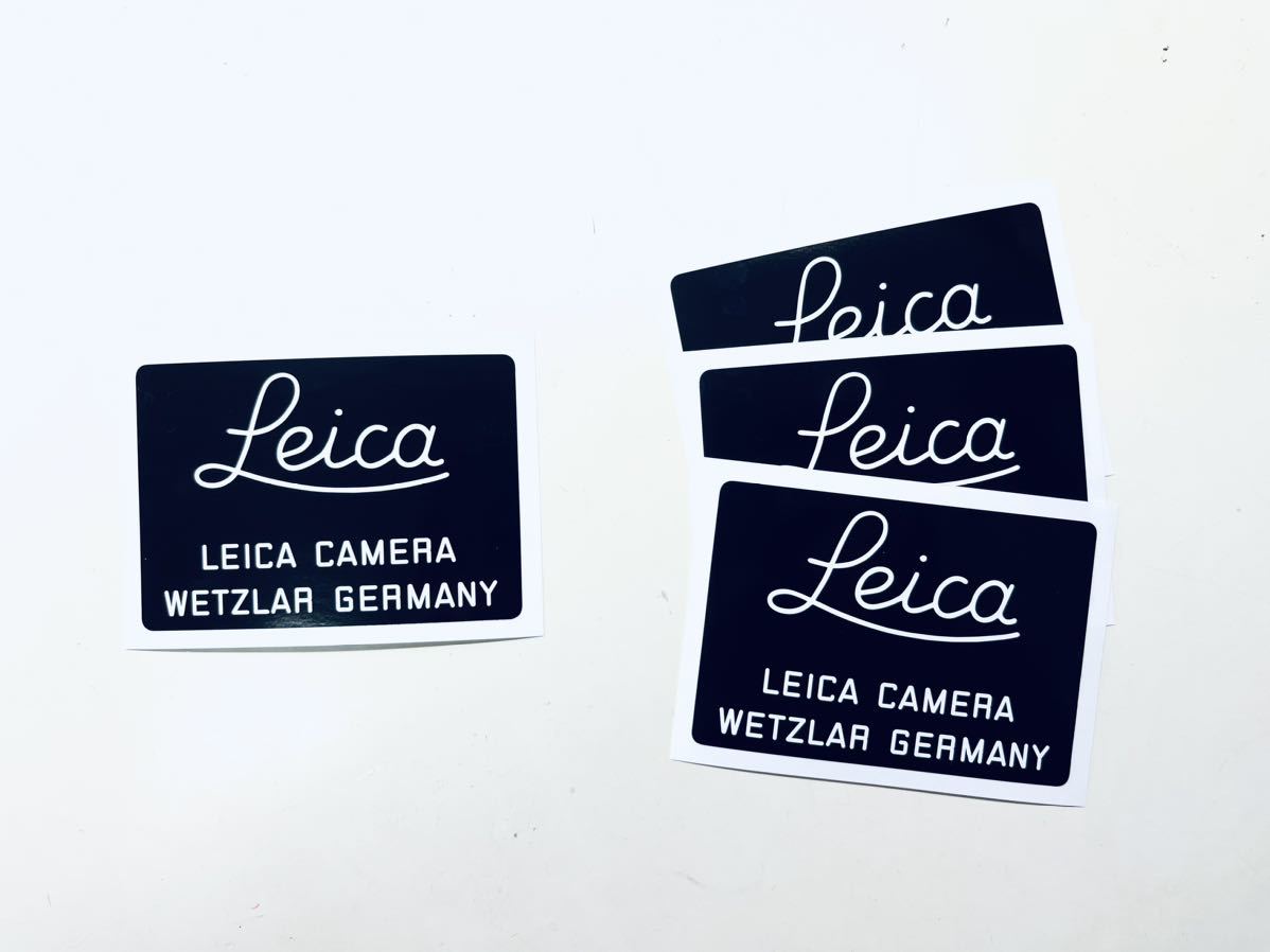 Leica（ライカ） クラシックロゴ ステッカー（2枚セット）_画像1