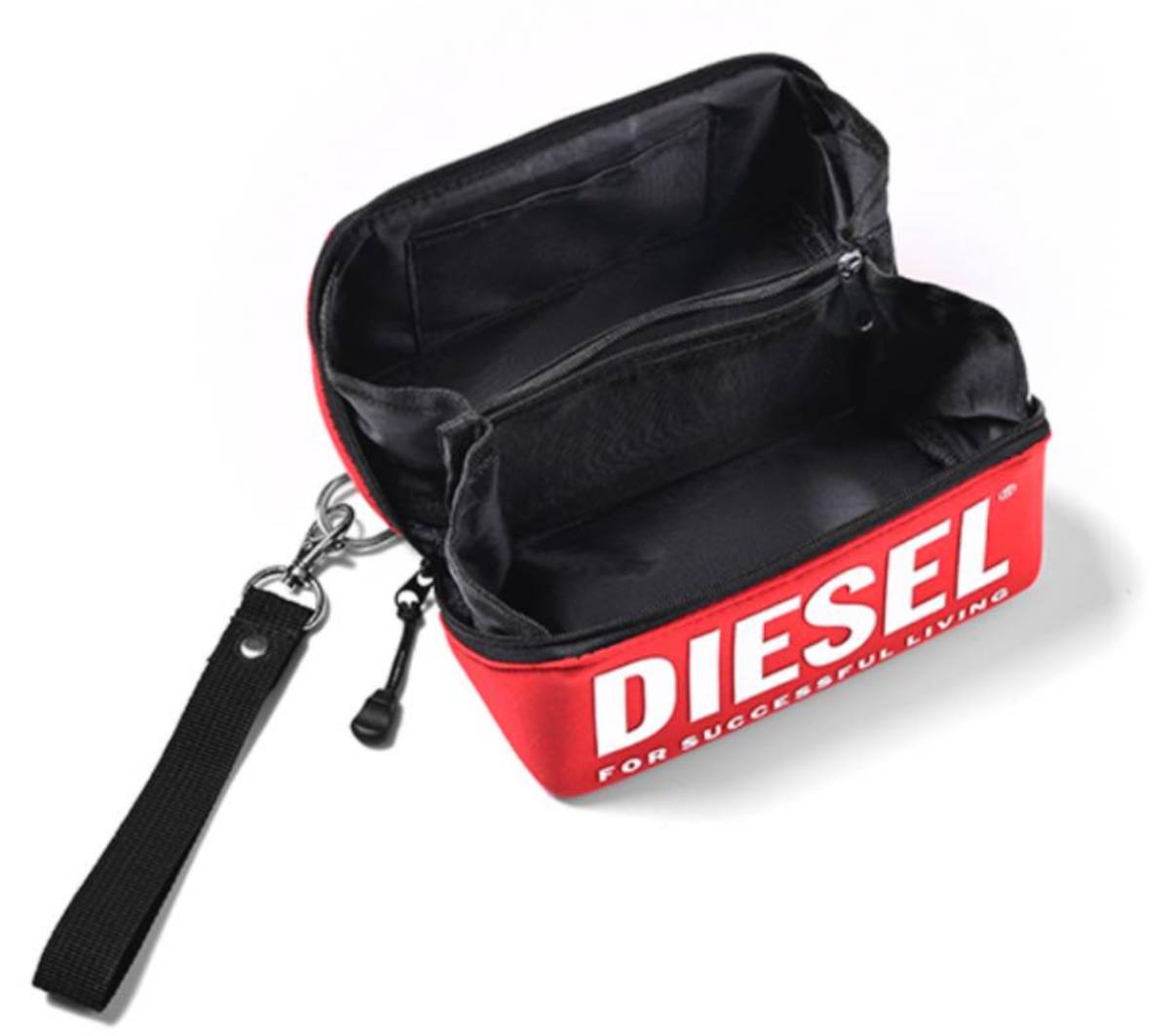 DIESEL ACCESSORY POUCH RED ディーゼル アクセサリーポーチ 赤 ポイント交換品 非売品 ノベルティ_画像3