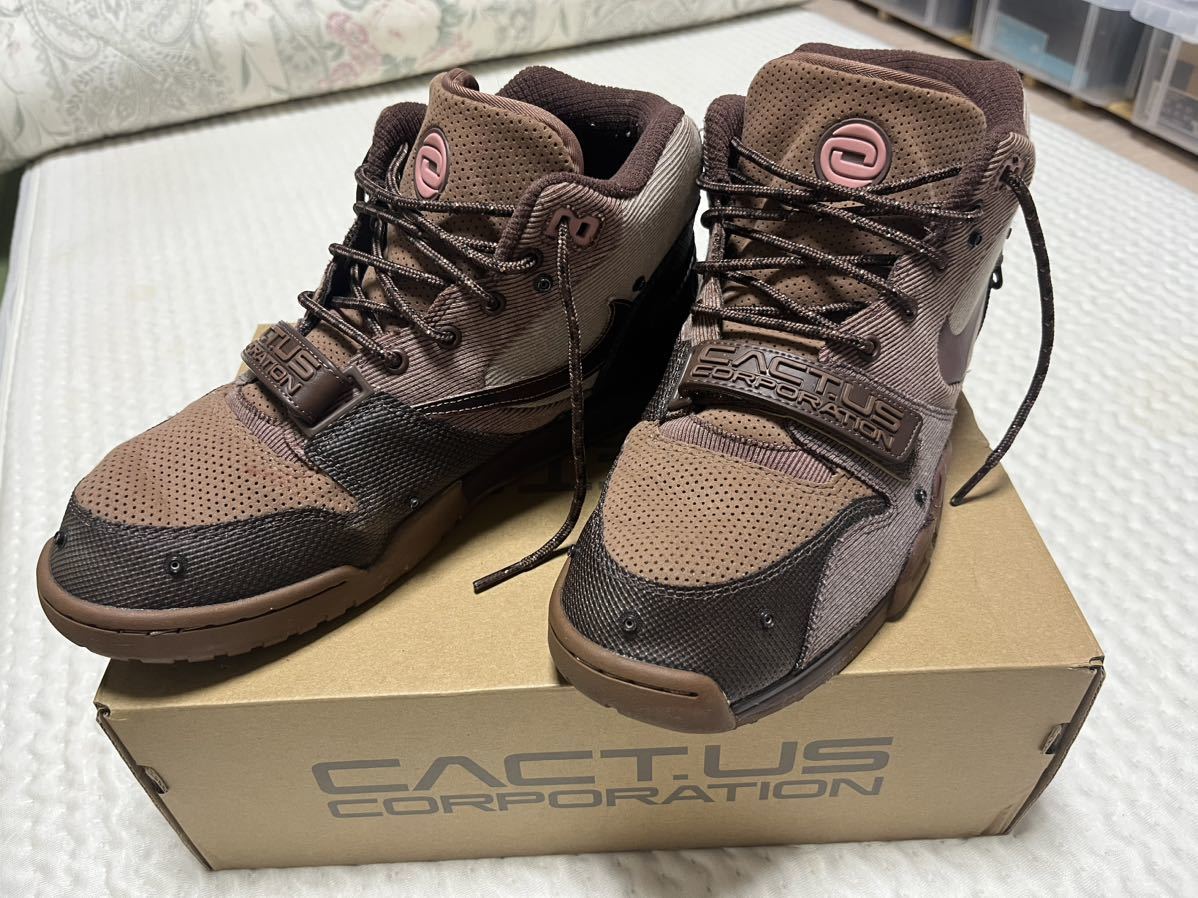 Travis Scott x Nike Air Trainer 1 SP トラヴィス スコット × ナイキ エアトレーナー 中古28.5cm US10.5 DR7515-200の画像1