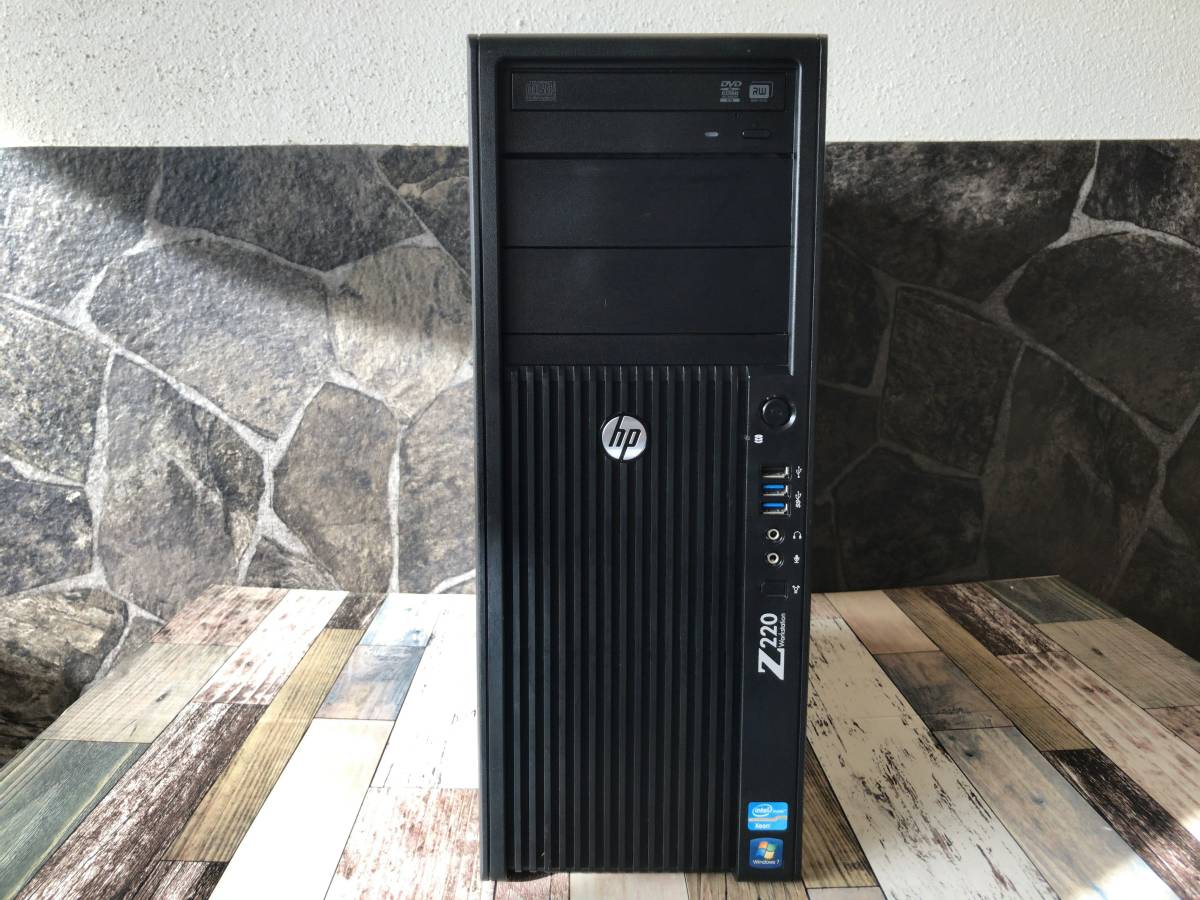 [ enhancing . eminent /Workstation]hp Z220/Xeon E3-1225 3.2GHz/HDD1TB/ memory 8GB/Win10Pro/DVDRW