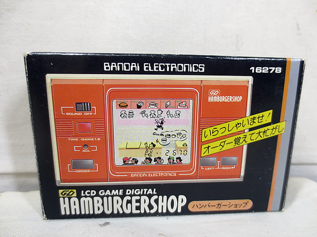 新品　バンダイ　LCD　GAME　DIGIYAL　ハンバーガーショップ_画像1