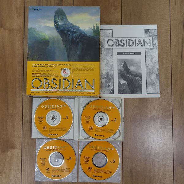 OBSIDIAN オブシディアン 日本語版 Macゲーム 一部欠品_画像1