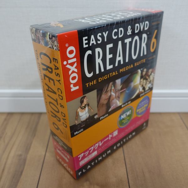 roxio EASY CD&DVD CREATOR 6 up grade version unopened 