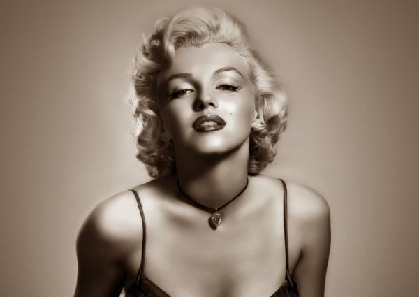  Marilyn Monroe Marilyn Monroe sepia картина способ обои постер очень большой A1 версия 830×585mm(. ... наклейка тип )006A1