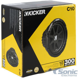 ■USA Audio■新型キッカーKicker Comp シリーズC10 (43C104）25cm 4ΩSVC●Max.300W保証付●税込_画像5