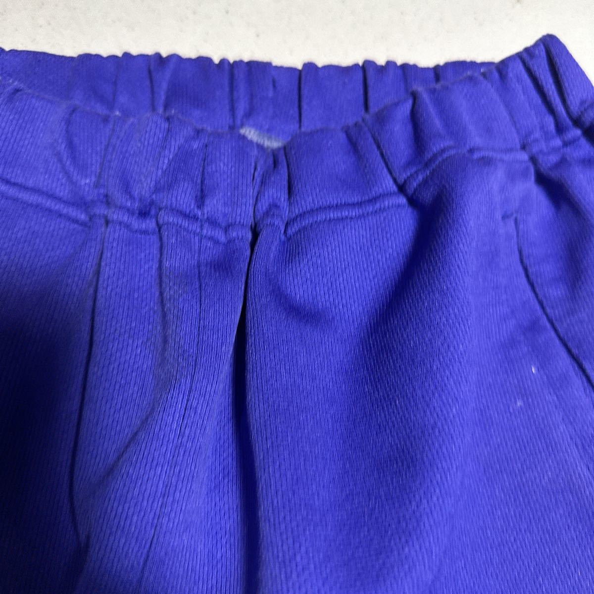 アディダス adidas トレフォイル 紫 パープル ポケット付 スポーツ トレーニング用 ハーフパンツ Oサイズ_画像6