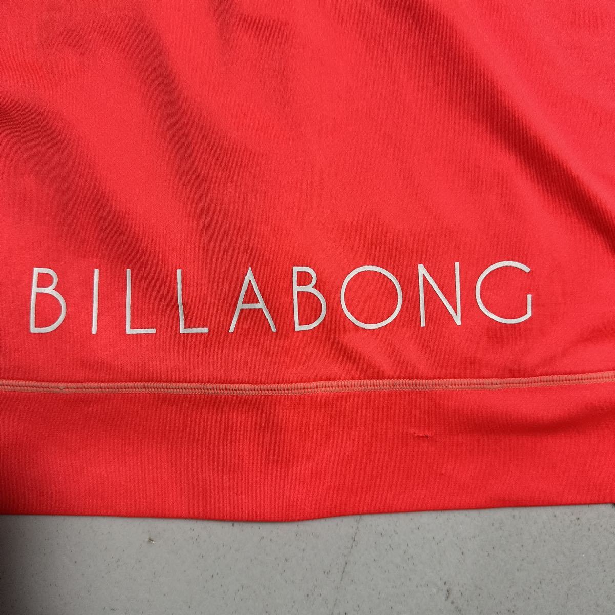 BILLABONG（ビラボン）オレンジ 長袖 フード付き ジップアップ パーカー Mサイズ_画像8