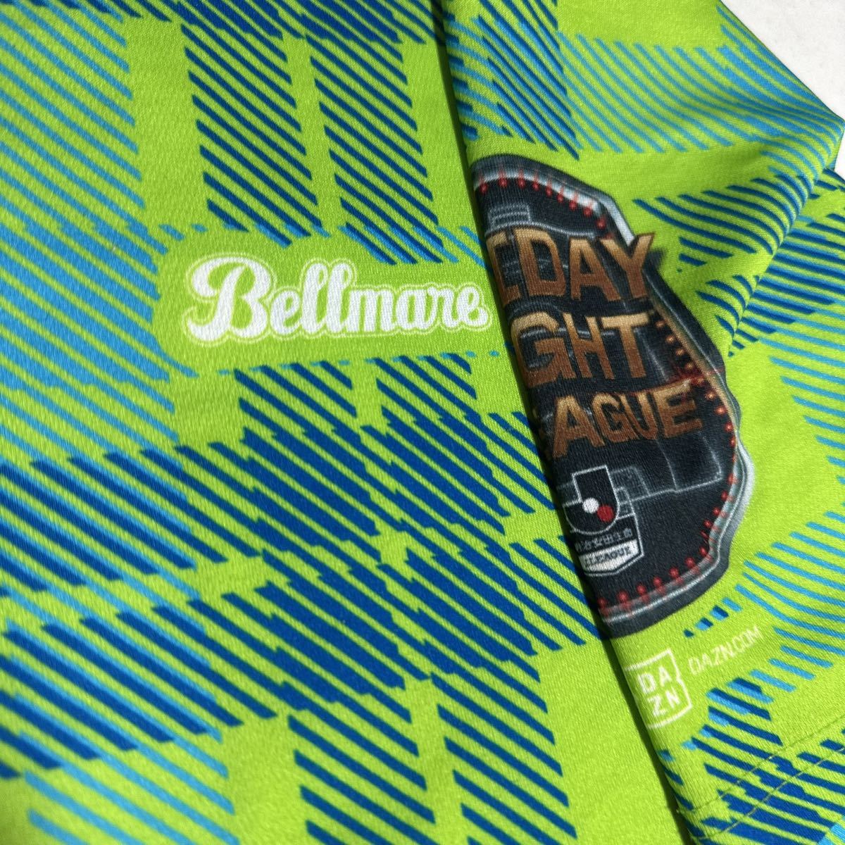 湘南ベルマーレ bellmare オフィシャル official DAZN ダゾーン コラボ 50周年 応援用シャツ 非売品 フリーサイズ 緑 グリーン の画像6