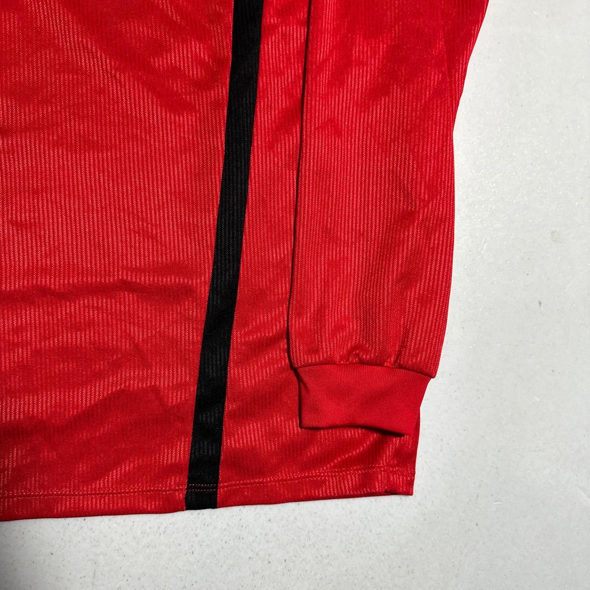 プーマ PUMA 赤 レッド サッカー トレーニング用 長袖プラクティスシャツ_画像3