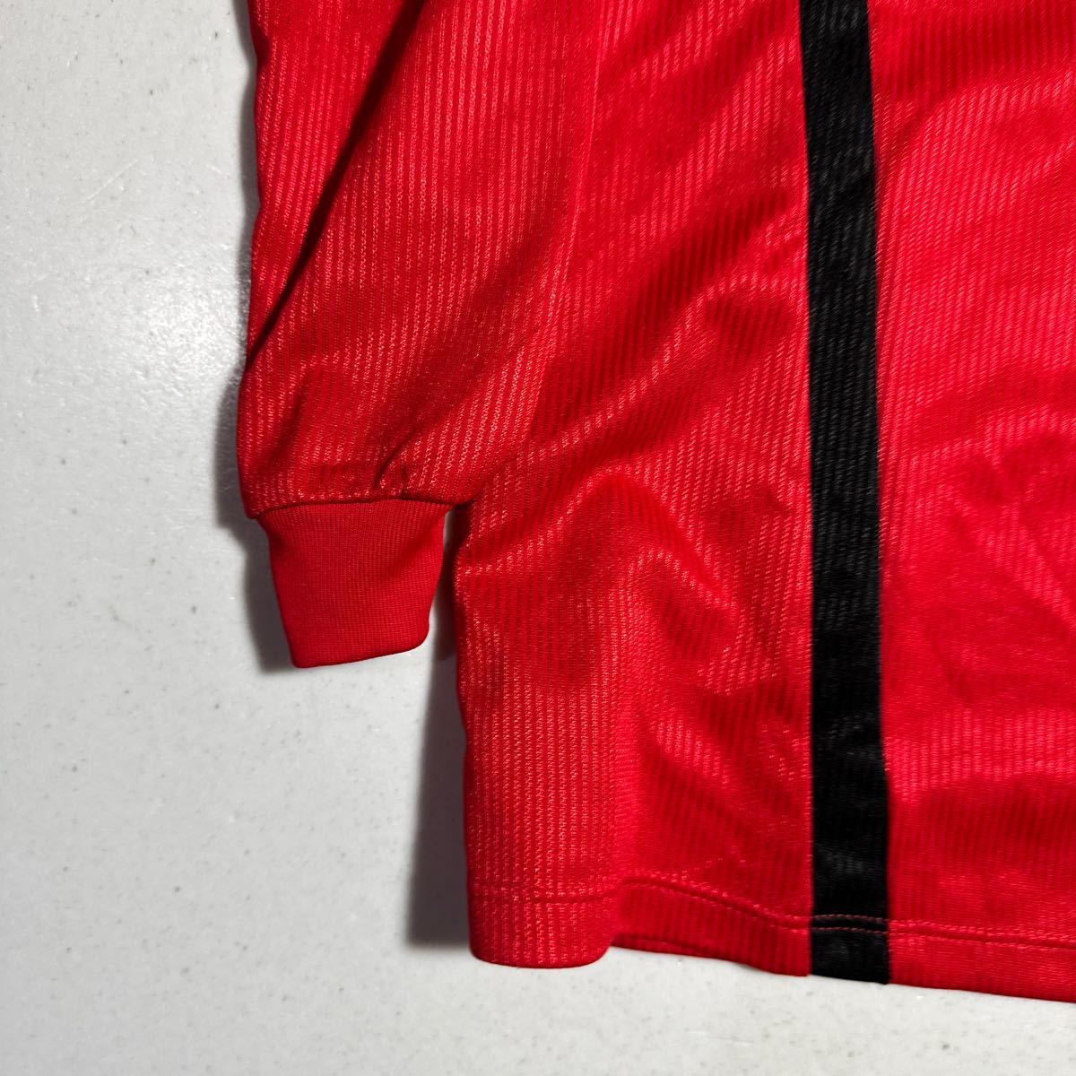 プーマ PUMA 赤 レッド サッカー トレーニング用 長袖プラクティスシャツ_画像4