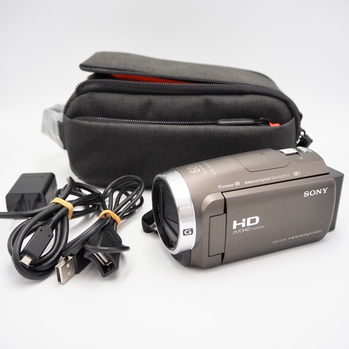 ビデオカメラ SONY HDR-CX680 美品 別売りキャリングケース付き!