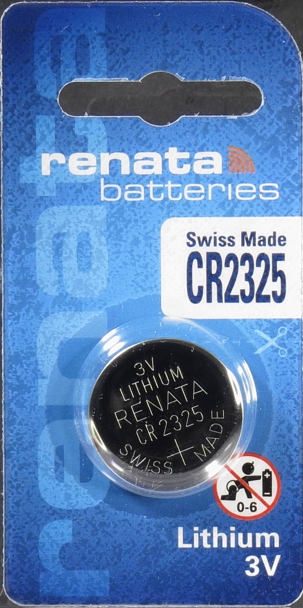 *[ prompt decision postage 63 jpy ]1 piece 320 jpy RENATA CR2325 3V coin type lithium battery use recommendation time limit :2025 year 8 month *