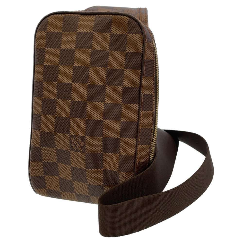 LOUIS VUITTON Geronimos unisex body bag N51994 Damier ebene