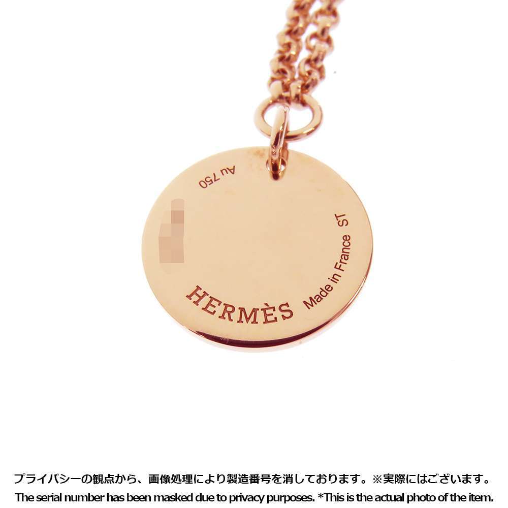 エルメス ブレスレット エクスリブリス ダイヤモンド 1P 0.04ct K18PGピンクゴールド サイズST HERMES ジュエリー_画像7