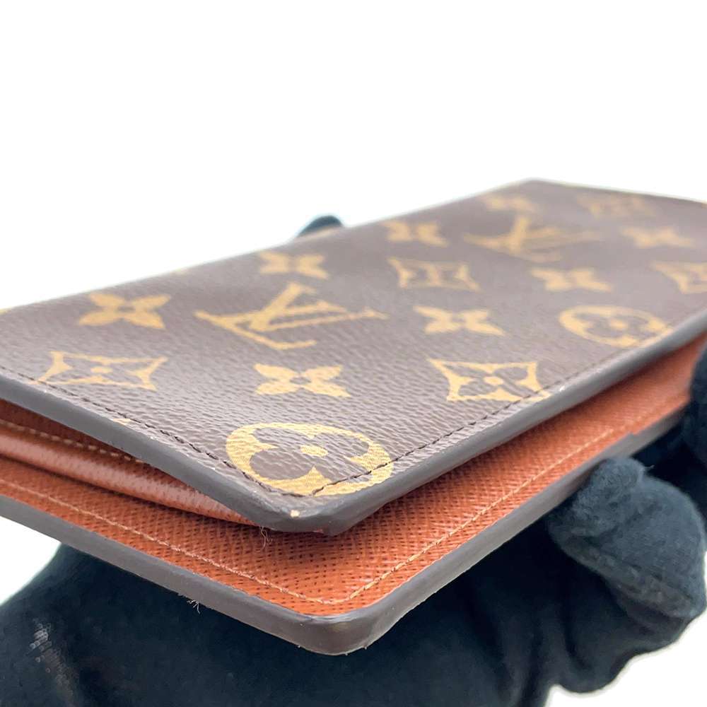 ルイヴィトン 二つ折り財布 モノグラム 長財布 ポルトフォイユ・ブラザ M66540 LOUIS VUITTON 財布 【安心保証】_画像9