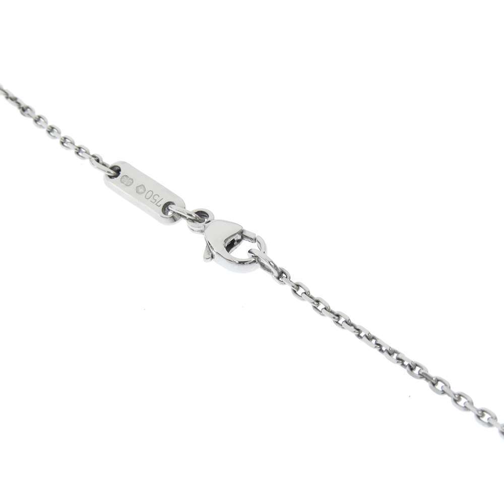  Chopard necklace happy diamond pendant diamond 0.03ct 0.08ct K18WG 796983-1001 [ safety guarantee ]