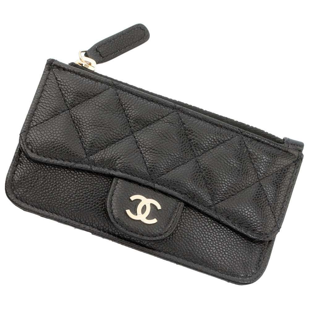 ランキング上位のプレゼント シャネル 黒 小銭入れ CHANEL AP2570 キャビアスキン ジップ クラシック マトラッセ カードケース 女性用財布 ランキング上位のプレゼント シャネル 黒 小銭入れ CHANEL AP2570 キャビアスキン ジップ クラシック マトラッセ カードケース 女性用財布