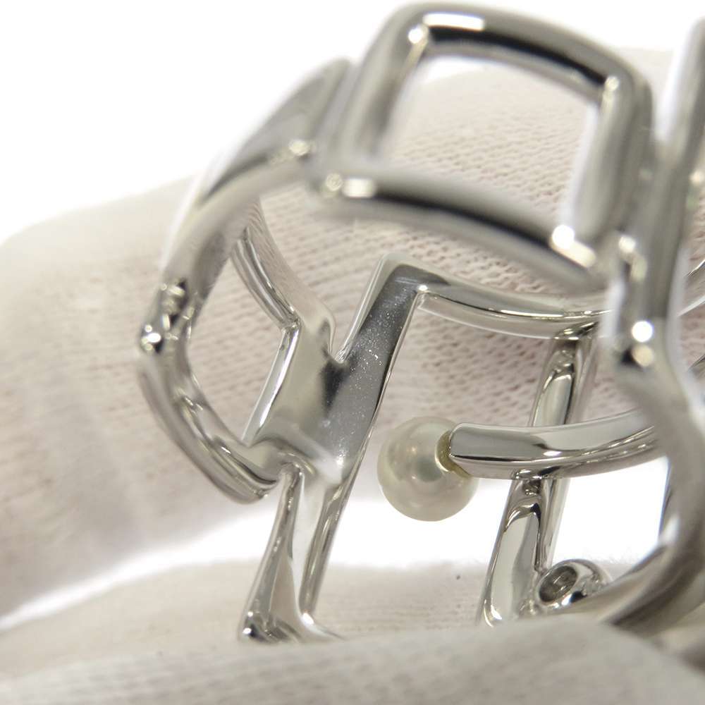 Mikimoto кольцо жемчуг бриллиант K18WG белое золото MIKIMOTO кольцо ювелирные изделия [ безопасность гарантия ]