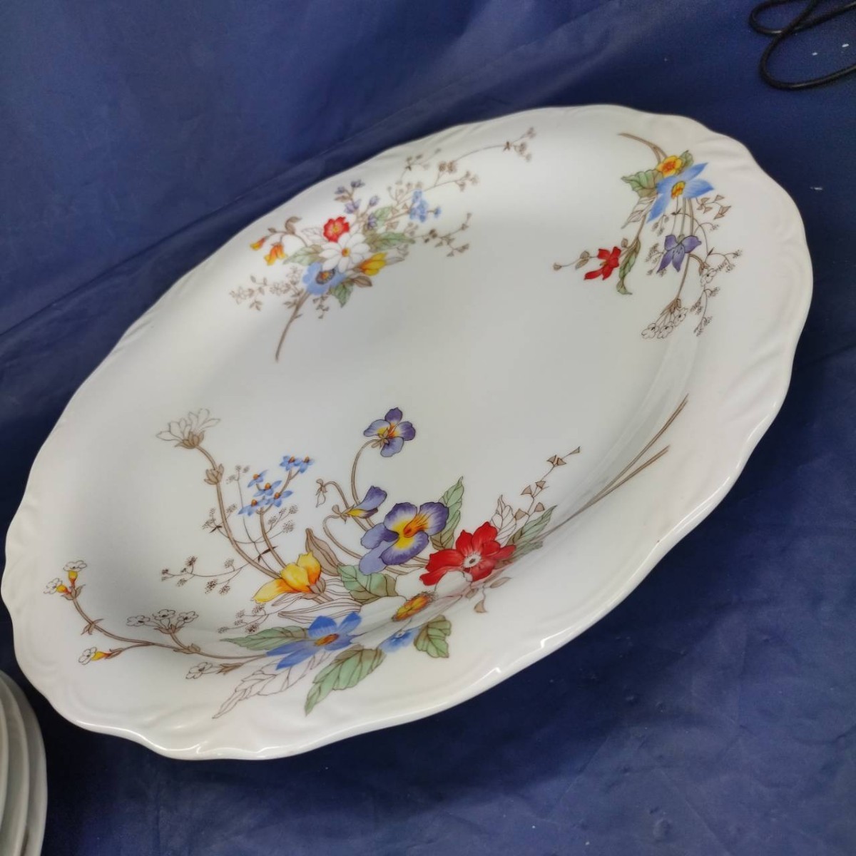 鳴海製陶 ナルミ NARUMI 花柄 お皿 食器_画像2