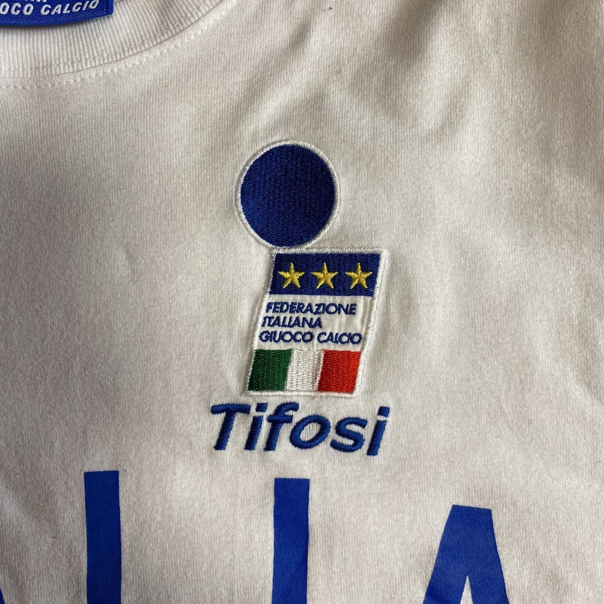 サッカーウェアTシャツ 綿100% ITALIA Tifosi サイズL_画像4