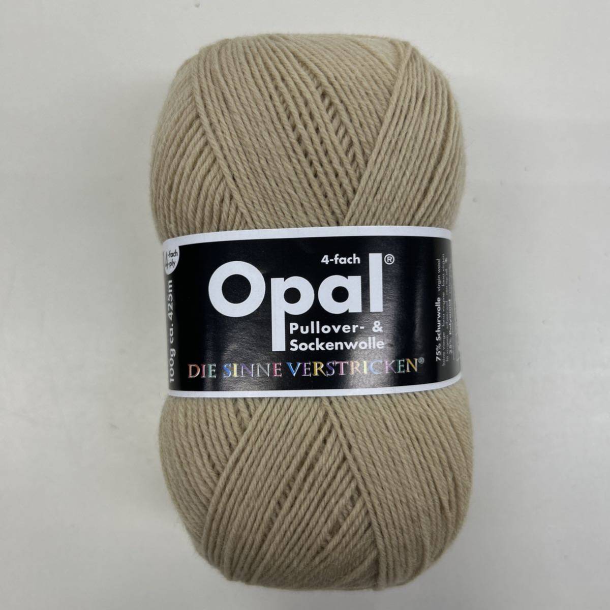 Opal UNI 単色　5189(Camel) オパール　オパール毛糸　ソックヤーン　opal opal毛糸_画像1