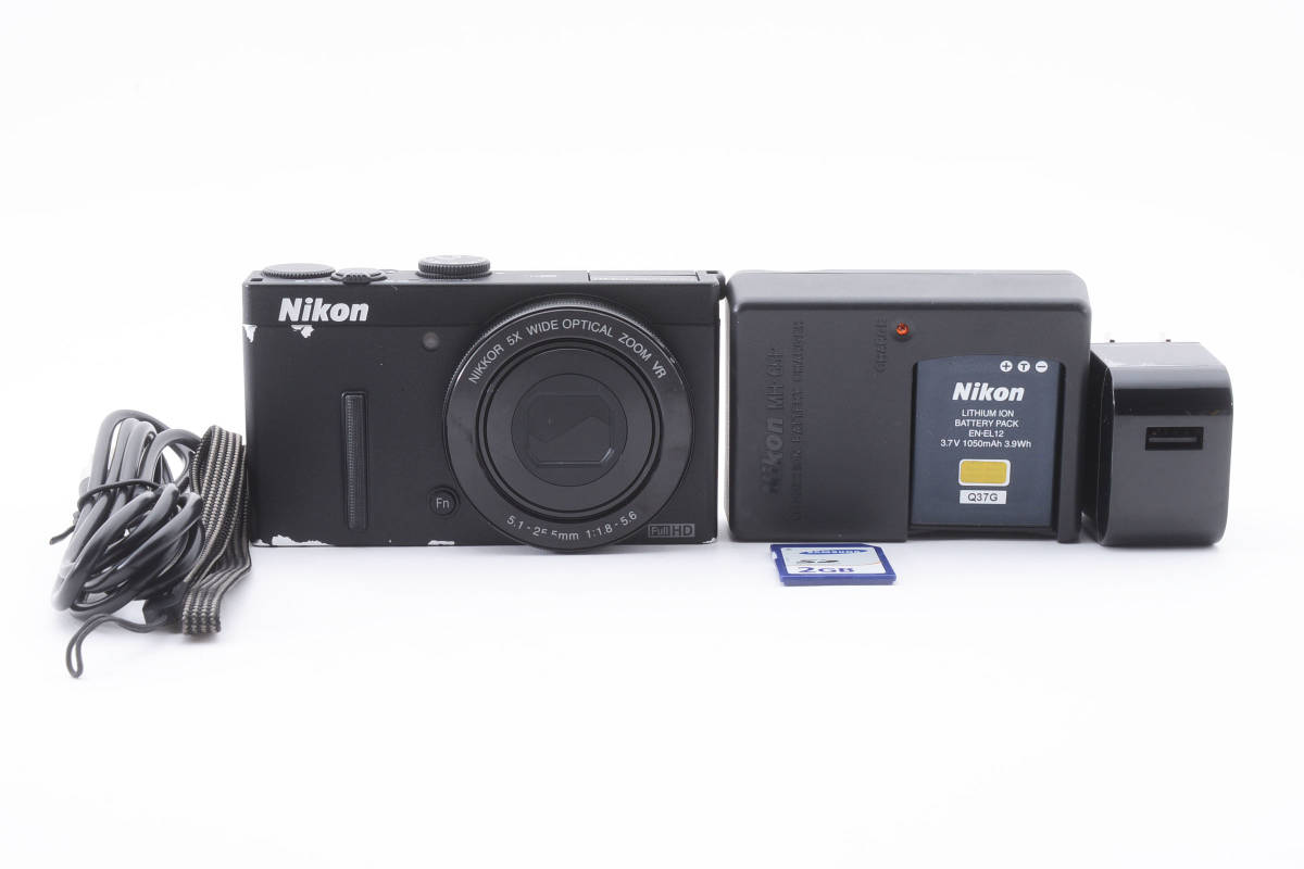 送料無料キャンペーン?】 【並品】ニコン Nikon ブラック P340 COOLPIX