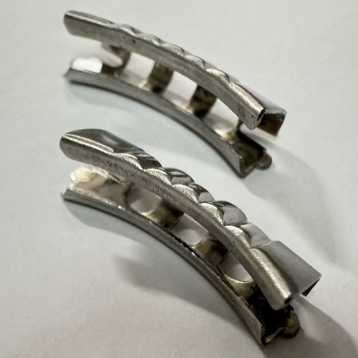 オメガ　エンドピース 11 弓かん 18mm幅用 OMEGA vintage parts rice bracelet ライスブレス　フラッシュフィット FF11 1036 1502 102-1_画像4