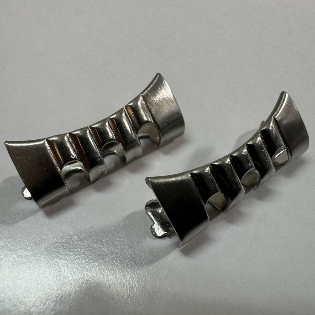 オメガ　エンドピース 11 弓かん 18mm幅用 OMEGA vintage parts rice bracelet ライスブレス　フラッシュフィット FF11 1036 1502 102-1_画像2