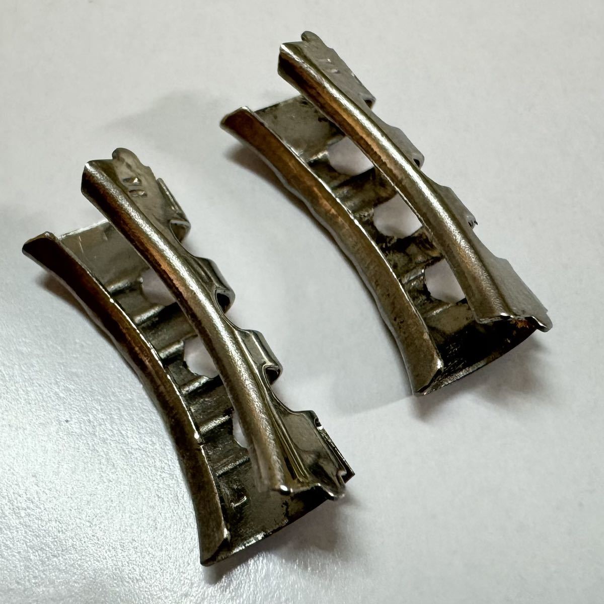 オメガ　エンドピース 11 弓かん 18mm幅用 OMEGA vintage parts rice bracelet ライスブレス　フラッシュフィット FF11 1036 1502 102-1_画像5