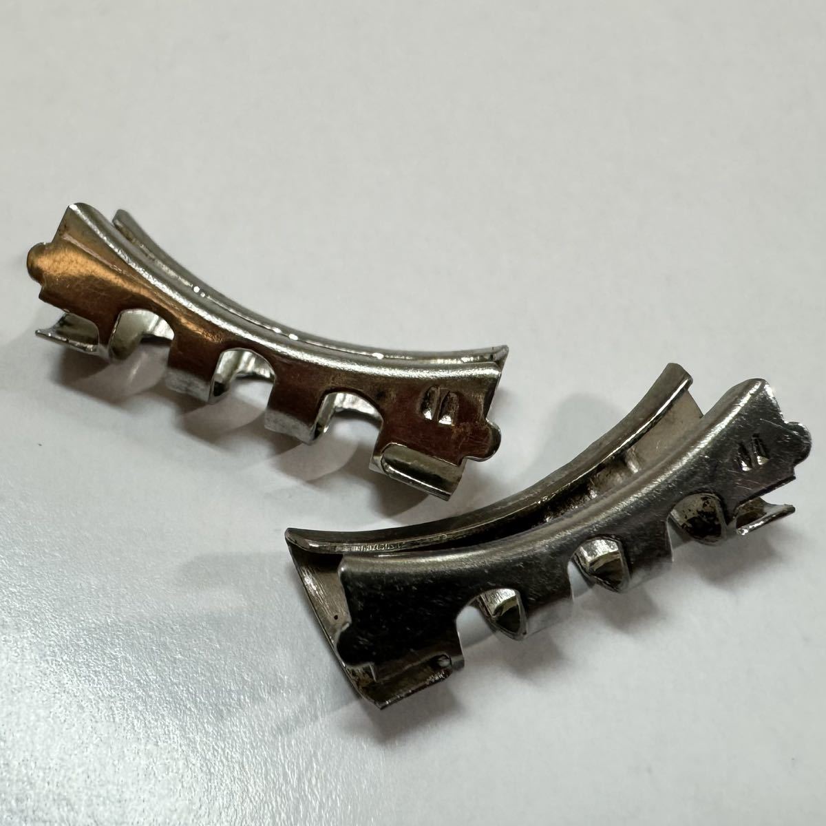 オメガ　エンドピース 11 弓かん 18mm幅用 OMEGA vintage parts rice bracelet ライスブレス　フラッシュフィット FF11 1036 1502 102-1_画像6