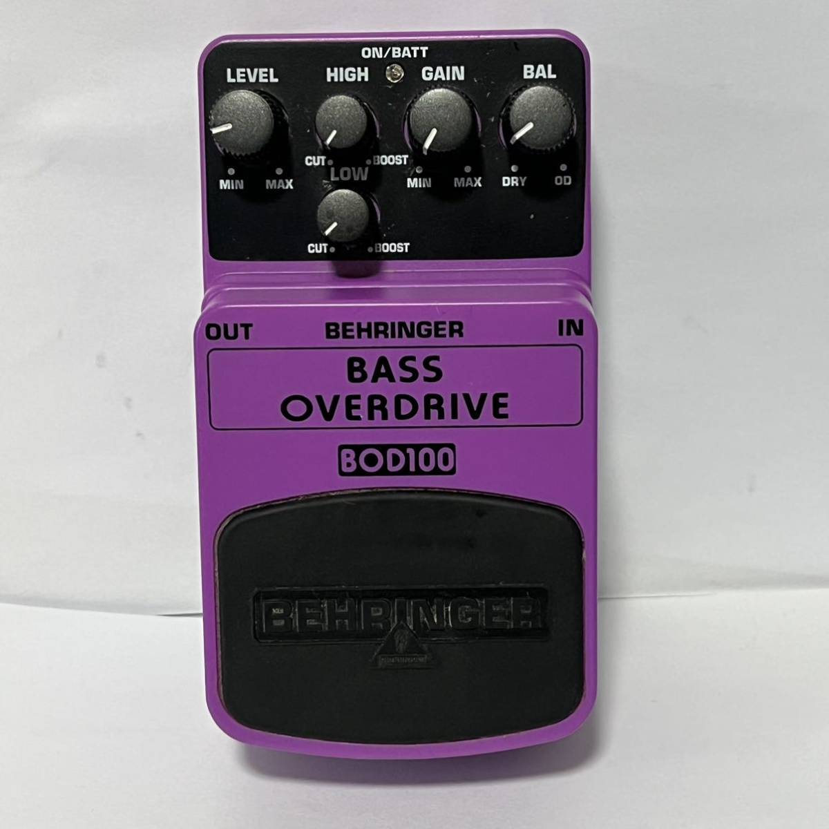 BEHRINGER BOD100 BASS OVERDRIVE エフェクター_画像1